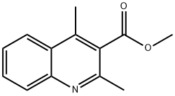 METHYL 2,4-DIMETHYLQUINOLINE-3-CARBOXYLATE Structure