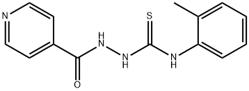 1-isonicotinoyl-4-(2-tolyl)thiosemicarbazide Structure