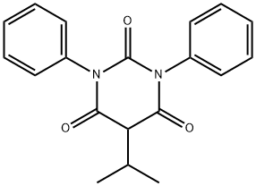 1,3-Diphenyl-5-isopropylbarbituric acid Structure