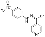 4-피리딘카르보히드라조노일브로마이드,N-(4-니트로페닐)- 구조식 이미지