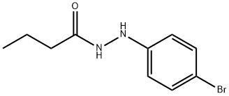 부티르산2-(p-브로모페닐)히드라지드 구조식 이미지