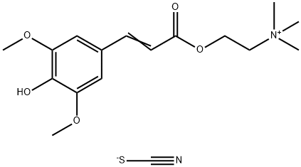 Sinapine thiocyanate Structure