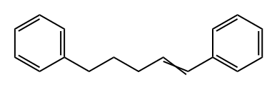 1,5-Diphenyl-1-pentene Structure