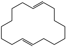 TRANS,TRANS-1,9-CYCLOHEXADECADIENE Structure