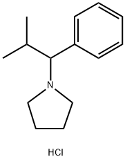 1-(alpha-Isopropylbenzyl)pyrrolidine hydrochloride Structure
