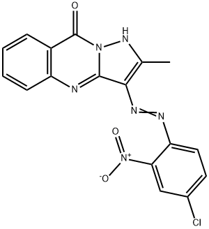 74336-59-7 3-[(4-chloro-2-nitrophenyl)azo]-2-methylpyrazolo[5,1-b]quinazolin-9(1H)-one