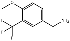 4-METHOXY-3-(TRIFLUOROMETHYL)BENZYLAMINE Structure