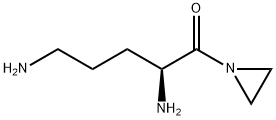 Aziridine, 1-[(2S)-2,5-diamino-1-oxopentyl]- (9CI) Structure