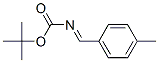 Carbamic acid, [(4-methylphenyl)methylene]-, 1,1-dimethylethyl ester, [N(E)]- Structure
