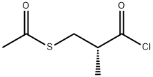 (R)-3-(ACETYLTHIO)-2-METHYLPROPIONYL CHLORIDE Structure