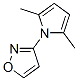 Isoxazole, 3-(2,5-dimethyl-1H-pyrrol-1-yl)- (9CI) Structure