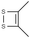 1,2-Dithiete, 3,4-dimethyl- Structure