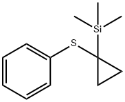 1-(TRIMETHYLSILYL)CYCLOPROPYL PHENYL SULFIDE Structure