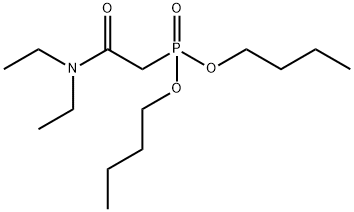 DI-N-BUTYL N,N-DIETHYLCARBAMOYLMETHYLPHOSPHONATE Structure