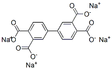 1,1'-Biphenyl-3,3',4,4'-tetracarboxylic acid tetrasodium salt Structure