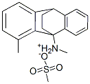 methyl(methyl-9,10-ethano-9(10H)-anthryl)ammonium methanesulphonate Structure