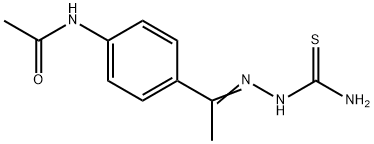 1-[1-[4-(아세틸아미노)페닐]에틸리덴]티오세미카르바지드 구조식 이미지