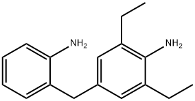 4-[(2-aminophenyl)methyl]-2,6-diethylaniline Structure