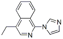 Isoquinoline, 4-ethyl-1-(1H-imidazol-1-yl)- (9CI) Structure