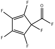 2,4-Cyclopentadiene-1-carbonyl fluoride, 1,2,3,4,5-pentafluoro- (9CI) Structure