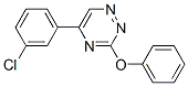 5-(m-Chlorophenyl)-3-phenoxy-1,2,4-triazine Structure