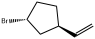 사이클로펜탄,1-브로모-3-에테닐-,트랜스-(9CI) 구조식 이미지