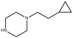 피페라진,1-(2-사이클로프로필에틸)-(9CI) 구조식 이미지