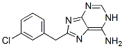 [(3-Chlorophenyl)methyl]-1H-purin-6-amine Structure