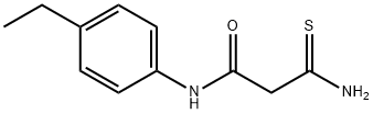 Propanamide, 3-amino-N-(4-ethylphenyl)-3-thioxo- (9CI) Structure