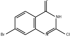 7-BROMO-2-CHLOROQUINAZOLIN-4(3H)-ONE Structure