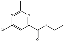 4-PyriMidinecarboxylic acid, 6-chloro-2-Methyl-, ethyl ester Structure