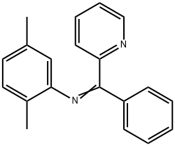 2,5-디메틸-N-(페닐-2-피리디닐메틸렌)벤젠아민 구조식 이미지