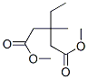 3-Ethyl-3-methylpentanedioic acid dimethyl ester Structure