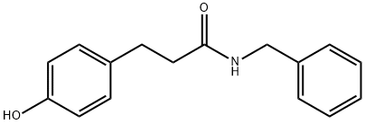 3-(4-HYDROXYPHENYL)N-BENZYLPROPIONAMIDE& Structure