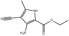 1H-Pyrrole-2-carboxylicacid,3-amino-4-cyano-5-methyl-,ethylester(9CI) Structure