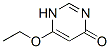 4(1H)-Pyrimidinone, 6-ethoxy- (9CI) Structure