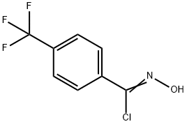 (Z)-N-히드록시-4-(트리플루오로메틸)벤지염화미도일 구조식 이미지