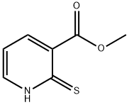 3-피리딘카르복실산,1,2-디히드로-2-티옥소-,메틸에스테르 구조식 이미지