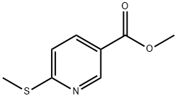 6-(Methylthio)-3-pyridinecarboxylicacidmethylester Structure