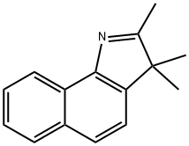 2,3,3-Trimethyl-3H-benzo[g]indole 구조식 이미지