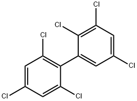 2,2',3,4',5,6'-HEXACHLOROBIPHENYL 구조식 이미지