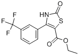 2,3-DIHYDRO-2-OXO-4-[3-(TRIFLUOROMETHYL)PHENYL]-5-THIAZOLECARBOXYLIC ACID ETHYL ESTER Structure