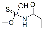 Phosphoramidothioic  acid,  (1-oxopropyl)-,  O-methyl  ester  (9CI) Structure