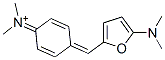 Methanaminium,  N-[4-[[5-(dimethylamino)-2-furanyl]methylene]-2,5-cyclohexadien-1-ylidene]-N-methyl- 구조식 이미지