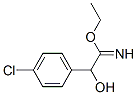 Benzeneethanimidic  acid,  4-chloro--alpha--hydroxy-,  ethyl  ester  (9CI) Structure