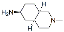 6-Isoquinolinamine,decahydro-2-methyl-,(4aalpha,6beta,8aalpha)-(9CI) Structure