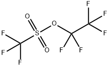 Methanesulfonic acid, trifluoro-, pentafluoroethyl ester 구조식 이미지