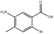 5-amino-2-bromo-4-methylbenzoic acid Structure