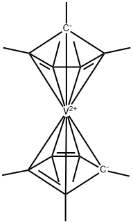 BIS(PENTAMETHYLCYCLOPENTADIENYL)VANADIU& 구조식 이미지