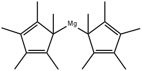 BIS(펜타메틸사이클로펜타디에닐)마그네슘 구조식 이미지
